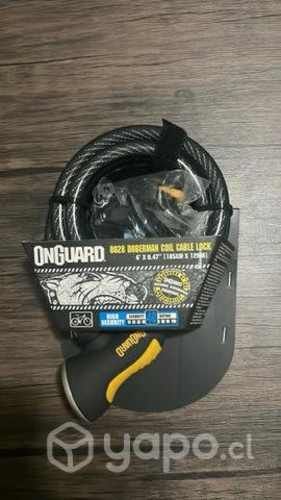 Candado para bicicleta onGuard de 185cm x 12mm