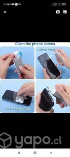 Kit 5 en 1 de limpieza auriculares y celular