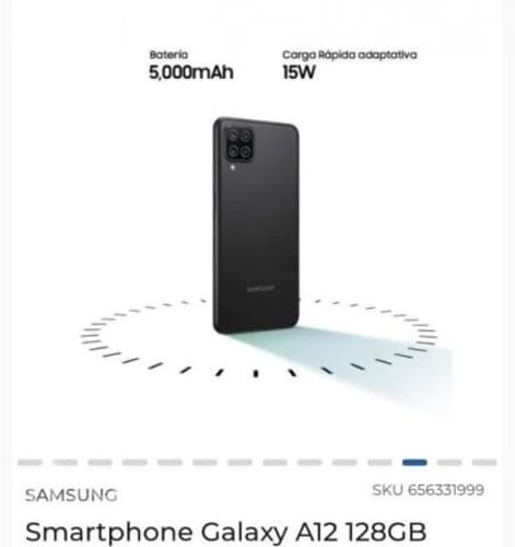 Celular a12 , 128 gigas