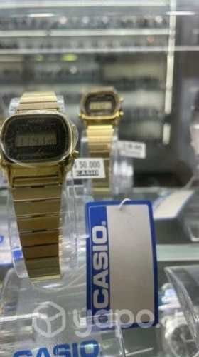 Reloj casio mujer dorado