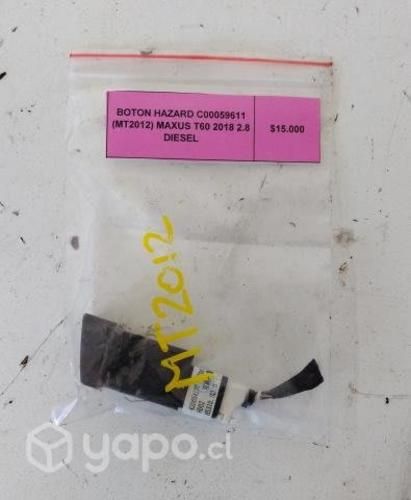 Boton Hazard C00059611 (MT2012) Maxus T60 2018 2