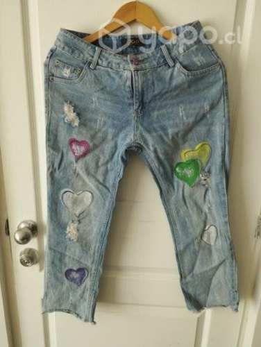 Jeans 3/4 diseño exclusivo
