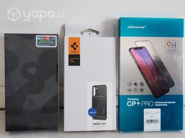 Galaxy S22 Black Dual SIM SELLADO BOLETA incluye