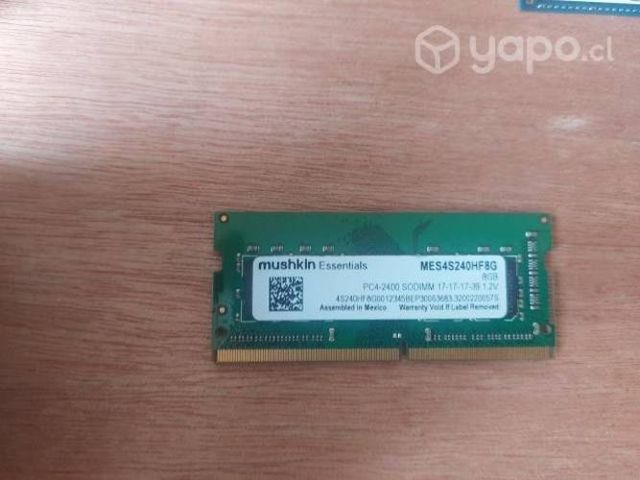 Memoria ram sodimm 8gb ddr4
