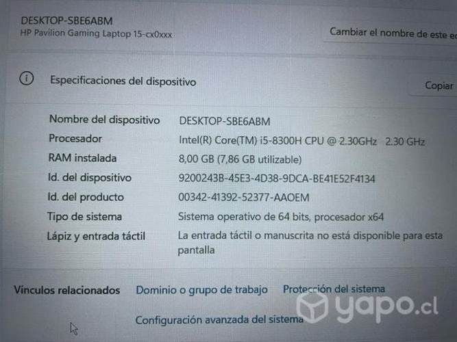 Laptop Pavilion Gaming