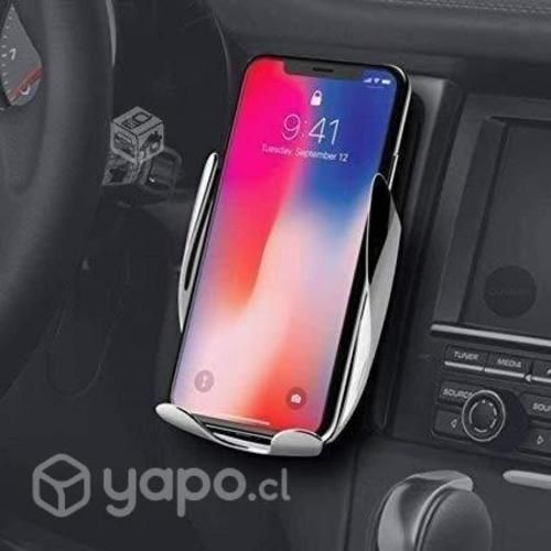 Cargador Inalambrico Celular Auto Con Sensor S5