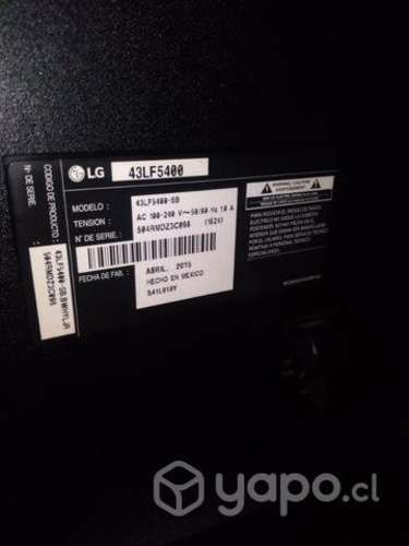 Televisor Led LG 43" Full HD LF4300 usado