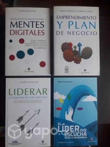 Emprendimiento y liderazgo pack de 4 libros