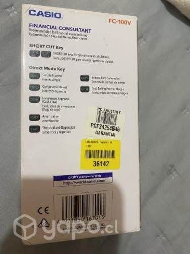 Calculadora Financiera CASIO