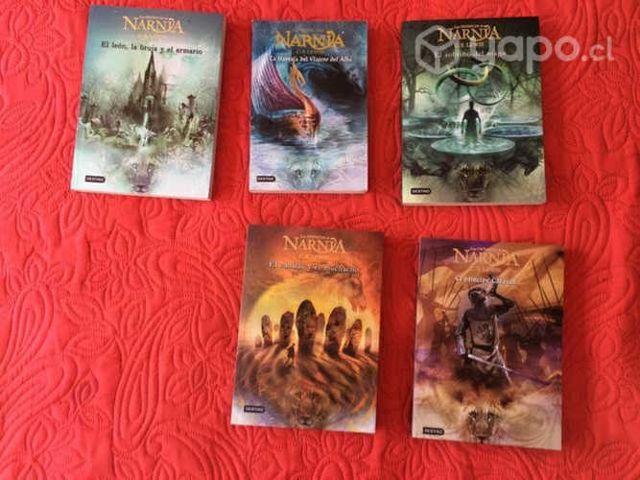 Colección 5 libros Crónicas de Narnia