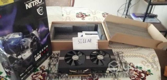 GPU AMD RX 580 nitro+ 4GB Full Bundle