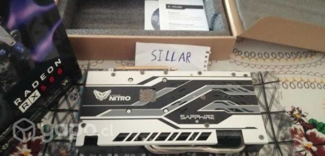 GPU AMD RX 580 nitro+ 4GB Full Bundle