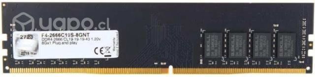 Memoria RAM DDR4 G.Skill 2x8GB 2666mhz
