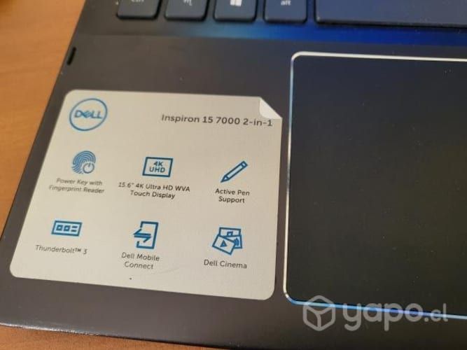 Notebook Dell Inspiron 7591 2in1 usado Gamer