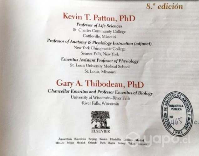 Libro de medicina anatomía y fisiología