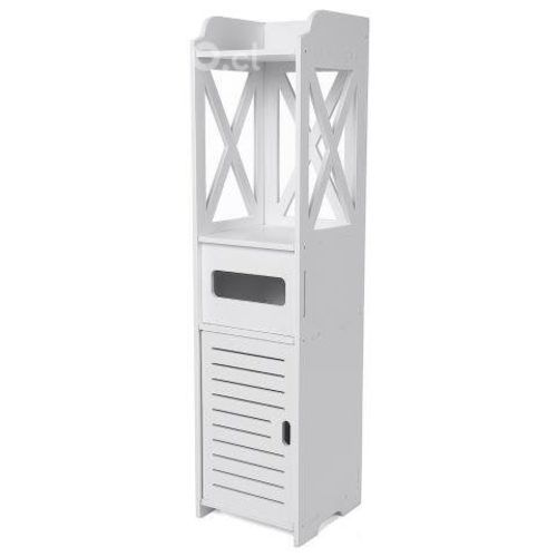 Estante de Baño Organizador Multiuso Blanco