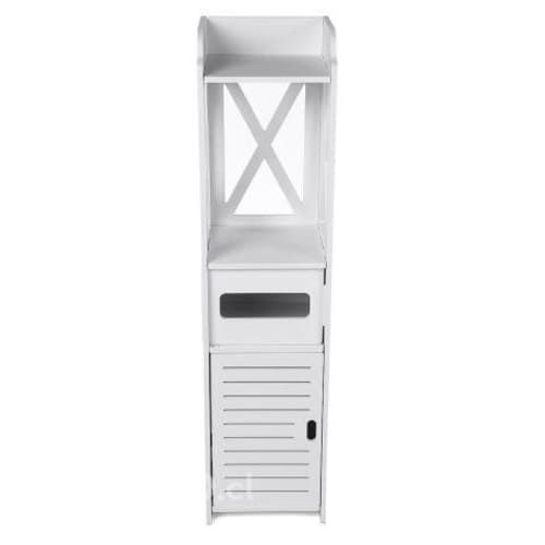 Estante de Baño Organizador Multiuso Blanco