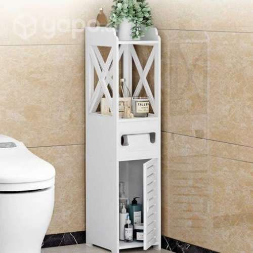 Estante de Baño Organizador Multiuso Blanco