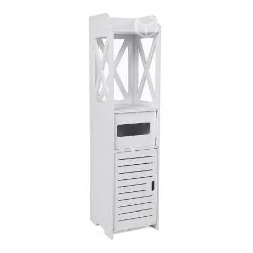 Estante de Baño Organizador Multiuso Blanco