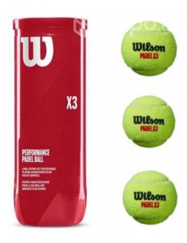 Pelotas De Pádel Wilson (3 Unidades Premium)