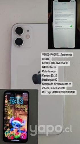 IPHONE 11 (84%) bateria original