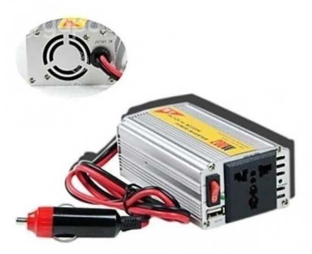 Inversor De Voltaje Corriente 12V a 220V 200 Watts