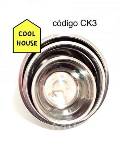 Bowl de cocina acero inoxidable