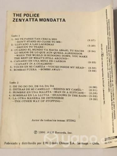 Cassette The Police / Zenyatta Mondatta