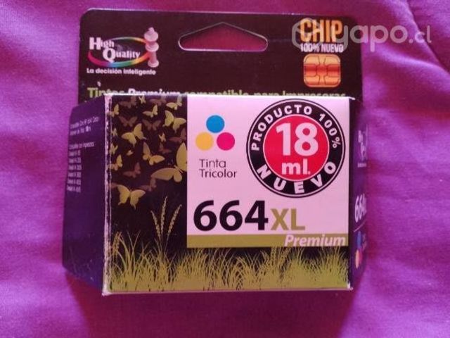 Tinta impresora 664xl