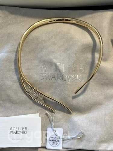 Collar Swarovski oro y diamantes