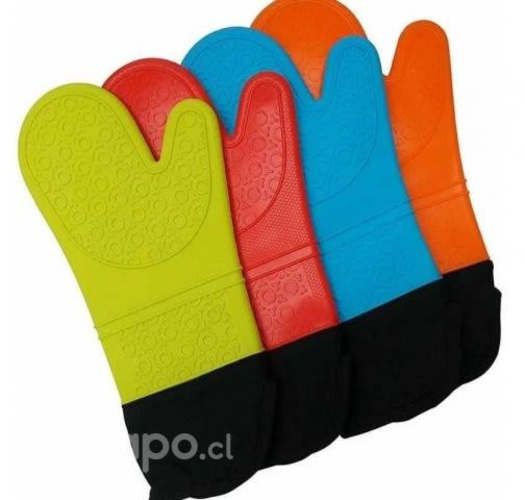 Par de Guantes Silicona De Cocina