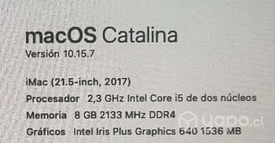 IMac de 21,5 pulgadas
