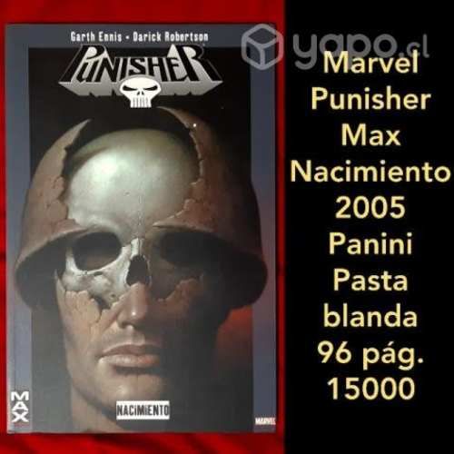 Panini Marvel Punisher Max Nacimiento