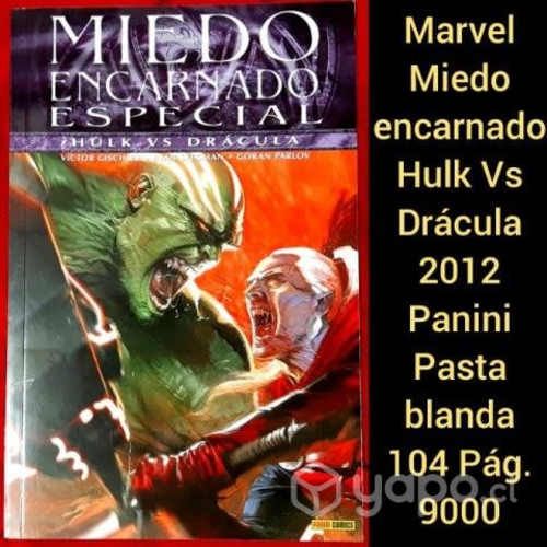 Panini Marvel Hulk Versus Drácula