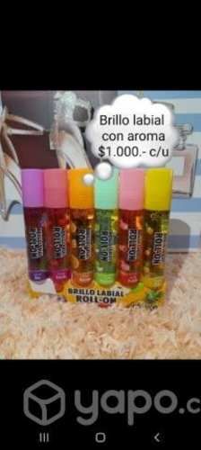 Brillo labial con aroma