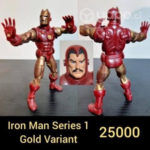 2002 Toybiz Marvel Legends Series 1 Iron Man Gold