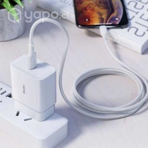 Cable USB Tipo C A Lightning iPhone 20W de 2 Mts