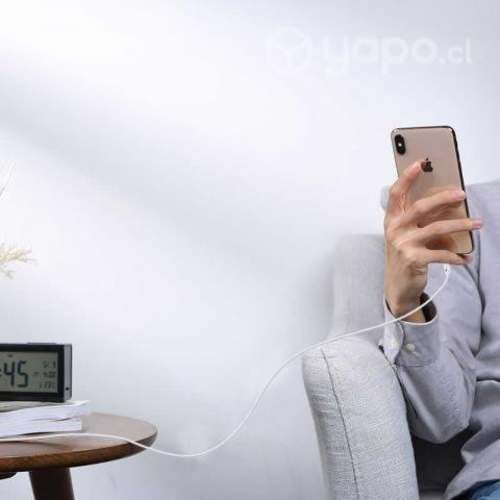 Cable USB Tipo C A Lightning iPhone 20W de 2 Mts