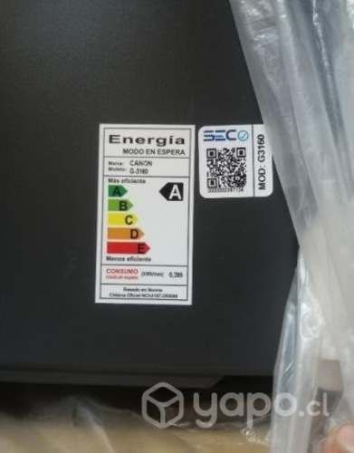 Impresora Multifuncional Canon Pixma G3160