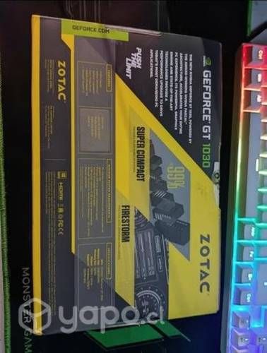 Tarjeta gráfica Zotac GT 1030 2 gigas