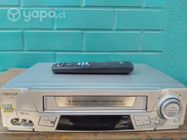 Vhs player sharp vc-gh95 (6 head hi fi -19 micron