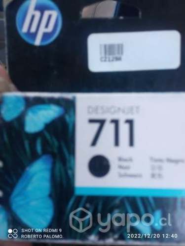 Black original de 38ml HP 711