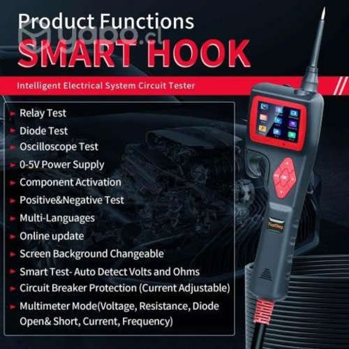 Punta lógica digital Jdiag P200 Smart Hook