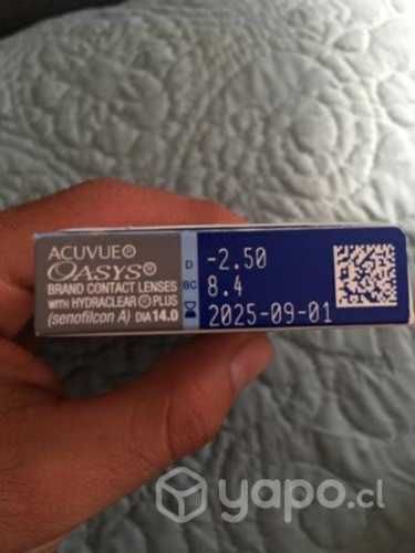 Lentes de contacto -2.50