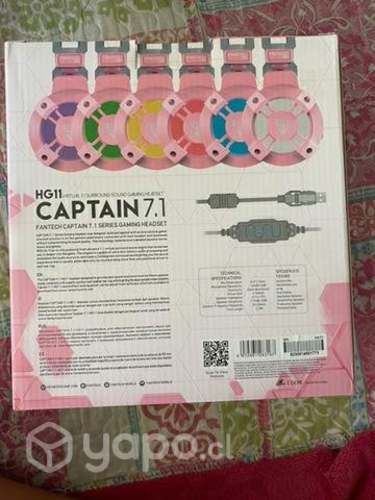 Audífonos fantech captain 7.1