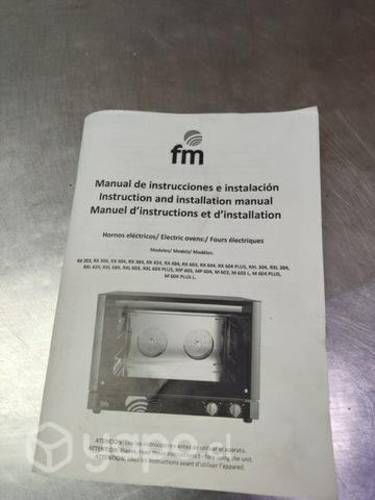 Horno convector sobremesa