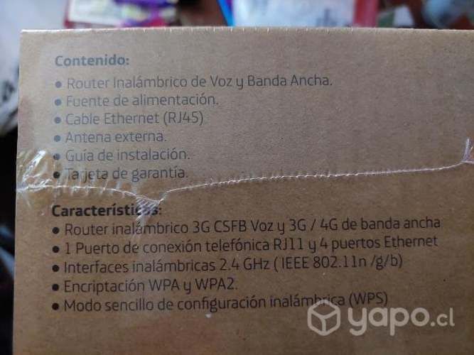Router Internet y voz