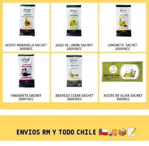 Aceite Maravilla Sachet- Jugo de limón- Vinagreta