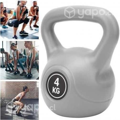 Pesa Rusa Kettlebell Revestida de PVC de 4KG