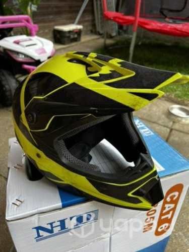 Casco moto para niño